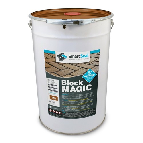 Block paving coloured sealant - coloured,