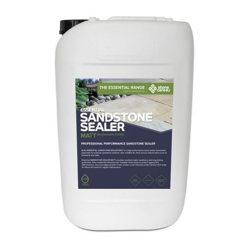 Sandstone sealer dry - dry, invisible