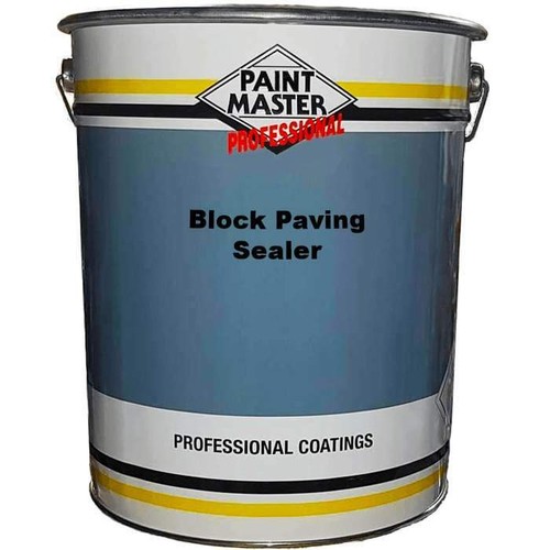 Wet look block paving - paving, sealer-