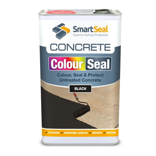 Coloured concrete sealer paint - coloured,