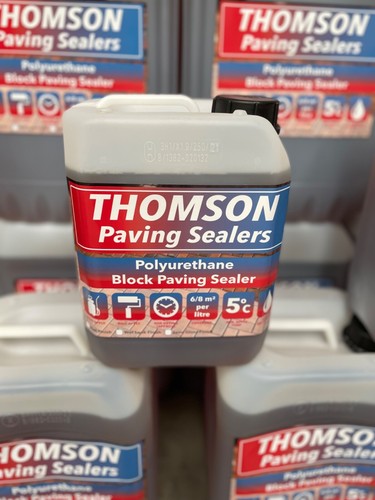 Wet look driveway sealer - , block