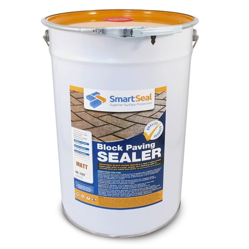 Matt block paving - paving, sealer