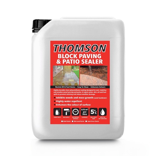 Thomson wet look driveway - wet,