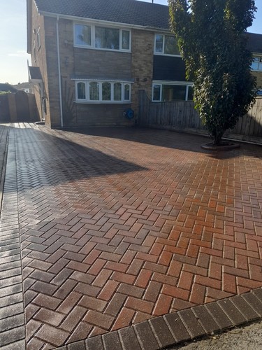 Heavy duty wet look driveway - heavy,