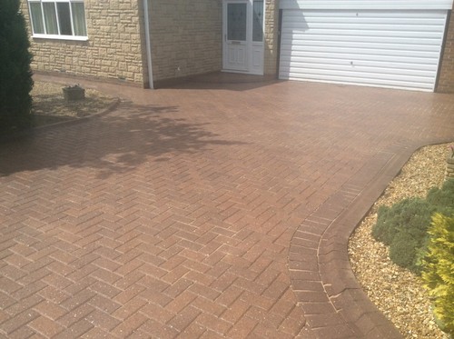 Wet look block - , paving