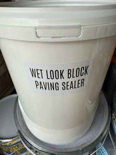 Block paving sealer - block, sealer/driveway